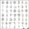 Sieraden Instellingen Parelsnoer 50 Stijlen Verzilverde Kralen Medaillon Kooien 3*2.5Mm Diy Armbanden Bedel Hangers Drop Levering 2021 Hv7Hi