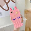cartoon unicorn push bubble iphone12 protective case high quality phone cases for iPhone X/XS 7 Plus