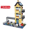 Wange Compatibile City Architecture modello capital building kit block bambini giocattoli bambini mattoni Francia villa villaggio set Q0624