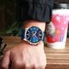 Relogio Masculino Curren Watch Men Blue Male Watch Waterproof Luxury Brand Chronograph Men Watches Stainless Steel Clock 210527