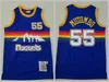 최고 품질의 Mitchell and Ness 농구 Isiah Thomas Jersey 11 Dennis Rodman 33 Dikembe Mutombo 10 Grant Hill 55 Carmelo Anthony 15 VintageBasketball Jerseys