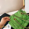 デザイナーハンドバッグの女性のファッションショルダーバッグ高級チェーンバッグナイロン素材の色サイズ 22 21 センチメートル