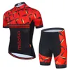 Maglia da ciclismo Pro estiva nera rossa 2024 Set kit da bicicletta sportivo da corsa di squadra traspirante abbigliamento da bici corto da uomo M36