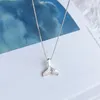 Anhänger Halsketten Design Tier Mode Frauen Halskette Wal Schwanz Fisch Nautischen Charme Meerjungfrau Elegante Schmuck Mädchen Collares