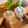 Large Crystal Water-Drop Brooches for Women Vintage Fashion Pendant Style Elegant Wedding Pins Party Jewelry Brooch Pin