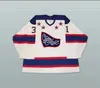 2020 Custom Vintage OHL 1989-92 17 Guy Leveque Cornwall Royals Maillots de hockey portés