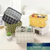 Canvas Storage Bins Basket Arrangörer Fällbara Tyg Bomull Linne Blandning Storage Bins För Makeup Boka Baby Toy Basket TT