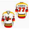 Nikivip Richard Goudreau #77 Les Boys '' Brasserie Chez Stan '' Retro Ice Hockey Jersey Men's ed Custom Number Name Jerseys