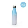 17oz Sublimatie Cola Vorm waterfles Dubbelwandige Thermos Cup Roestvrij Staal Blank DIY Creatieve Mok Draagbare Reizen