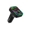 F3 Samochód Bluetooth Nadajnik FM Kolor LED Backlight PD Ładowarka Kit MP3 Player 3.1A Dual Adapter USB Wireless Audio Odbiornik