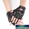 1pair Women Fashion PU Leather Black Half Finger Gloves Cool Heart Hollow Fingerless Gloves Boy Gloves For Fitness Factory price expert design Quality Latest Style