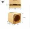 Holz-Lautsprecher-Verstärker, Doppelloch-Lautsprecherhalter aus Naturholz, kabellose Bluetooth-Sound-Verstärker, heißer Großhandel für Heimtelefon-Zubehör