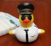 Bath Duck Toy Shower Water Floating Creative Pilot Style Rubber Baby Funny Toys Novelty Gift