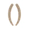 European Station Bauble Crescent-Shaped With Full Diamond Personality Without Hole Ear Clip