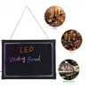 Nieuwheid verlichting kleurrijke led board kits bestuderen kinderen leren diy boardy fluorescerend schrijven advertentiewinkel promotie verlichte hangende boodschap