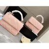 2022 bolsas femininas de designer de luxo crossbody bolsa de alta qualidade preço de atacado bolsa de couro genuíno bolsa de ombro com aba pequena e grande