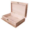 1Pc Wooden Hinged Lockable Box Book Shape Jewellery Storage Case Home Crafts Sundries Organizer Gift 210922