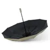간단한 자동 우산 여성 남성 Windproof 다채로운 접는 큰 우산 안티 UV 태양 UPF50 + 파라솔