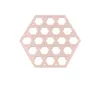 Silicone Tableware Insulation Mat Coaster Cup Hexagon Mats Pad Heat-insulated Bowl Placemat Home Decor Desktop