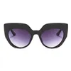 نظارة شمسية قطة كبيرة الحجم نساء 2021 مصمم نظارات فاخرة من أعضاء النساء cateye قديمة العدسة دي سول mujer1247656