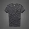 Hommes T-shirt manches courtes 100% coton maillot de corps mâle solide hommes tee-shirt d'été marque qualité vêtements sous vetement homme 210706