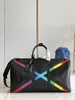 Роскошная сумочка Джинсовая джинса спортивные туристические мощности мощности баскетбольные сумочка дизайн дизайна Giraffe страус печати багаж