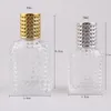 Bouteille d'ananas en verre transparent à pois, bouteille vide de distribution de parfum, vente en gros, 30ml, 50ml, 2021
