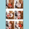 Christmas Decorations Festive & Party Supplies Home Garden Tree Angle Santa Snowman Wooden Pendants Ornaments Xmas Diy Wood Crafts Kids Gift