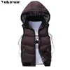 Gilet Uomo Elegante Autunno Caldo Giacca senza maniche Gilet invernale Moda Casual Cappotti s Plus Size 210608