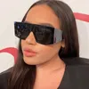 Okulary przeciwsłoneczne Big Fram Fashion Women Marka Projektant Gradientowe czarne zabytkowe damskie wysokiej jakości okulary Woman1