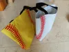 2021 utomhus 16.5 * 12.6 * 3.5INCH BAG MESH HANDLE OVERSIZE Baseball Axelväska, Sport Prints Utility Tote Handbag Canvas Sport Travel Beach för kvinnor