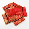 Pochette à bijoux véritable soie soie et satins petit sac d'emballage perles de bouddha gland brocart sacs 100 pcs/lot