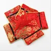 jewelry pouch real silk silks and satins small packing bag buddha beads tassel brocade bags 100pcs/lot