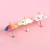 20Resin Şemsiye Charms Bileşenleri DIY Takı Yapımı için 3D Sevimli Şemsiye Dangle Kolye Bilezik Küpe El Yapımı Zanaat Aksesuarları