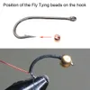 Terminal Tackle 25 Pcs Tungsten Alloy Slotted Beads Fly Tying Material High Quality Nice-Designed Fishing Tackle 2/2.5/2.8/3.3/3.5mm