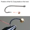 Terminal Tackle 25 Pcs Tungsten Alloy Slotted Beads Fly Tying Material High Quality Nice-Designed Fishing Tackle 2/2.5/2.8/3.3/3.5mm