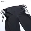 Classic Aesthetic Flare Pants Ladies Fashion Women Trousers Female Hippie Clothing Grunge Streetwear 21487 210712