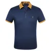 Mens Designer Polos shirts Luxury New Brand Designer Short Sleeves Fashion Printed Tops Casual Outdoor Clothes M-3XL