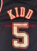 Erkek Kadın Gençlik Vintage New Jersey Jason Kidd Basketbol Jersey Nakış Herhangi Bir Ad Numarası Ekle