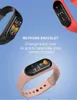 M5 Waterproof Intelligent Band Smartwatch Wristbands HD LED Color Screen Heartess Fitness Tracker Smart Health Wristband8941658