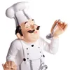 Francuski dekoracyjny kucharz ozdoby figurki - 3D Dekoracja domu Dekoracje dla smakoszy Dekoracje kuchenne Kolekcjonerski HouseWarming 210727
