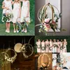 Decorative Flowers & Wreaths Dream Catcher Rings 12Pcs Wood Bamboo Floral Hoop For DIY Wreath Decor Wedding And Wall Hanging Craft228Q