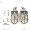 Pedals stal nierdzewna motocykl podnóżka stopy Pegs Rest na brud motocyklowy Pitster Pro XR50 CRF50 CRF70 SSR THUMPSTAR MOTOC3188215