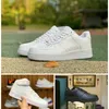 Com o design original do design das forças de sapato masculino Low One Shoes de moda All White Brot Brown Mulheres Air High Skateboard Classic AF Fly Sports Sneakers Zully Sale