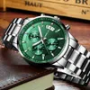 Mode Mens Horloge CrRju Luxe Rvs Quartz Horloge voor Mannen Zakelijke Chronograaf Waterdichte Horloges Relogio Masculino 210517