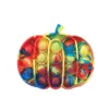 Хэллоуин тыква пионер радужная детская игрушка Сенсорная аутизм снятие стресса Томп -пузырька пузырьковая силиконовая головоломка G6585434714