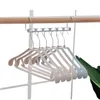 Cabides racks de 6 orifícios de 6 buracos aço inoxidável secar a aço rack criativo Criativo Multifuncional Clothing Storage Organizador de armazenamento