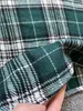 Oversize Plaid Shirts Uomo Donna 1 Blusa da tasca doppia Pocket di Pocket Blush