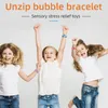 Fidget push anti stress leksak armband dekompression sensory leksaker för barn vuxna squeeze fidjet gåvor