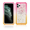 IPhone Case Красочные жесткие корпусы для IPONE 12 12PRO 12PROMAX 11 11PRO 11PROMAX XS XR XSMAX 6/7/8 Bling TPU + PC OPPBAG